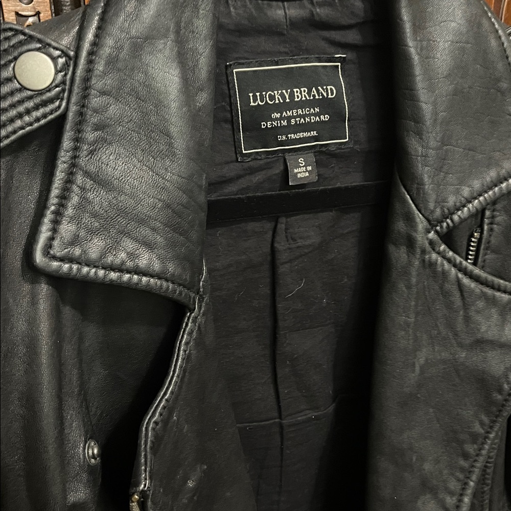 Lucky Brand Black Moto Jacket - Picture 3 of 7